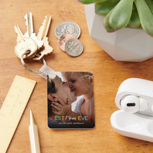 Best mam Ever Photo Sleutelhanger (Bureau)
