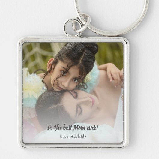 Best mam Ever Photo Sleutelhanger (Voorkant)