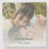 Best mam Ever Photo Stone Onderzetter (Voorkant)