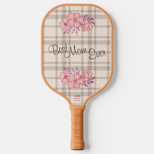 Best mam Ever Pickleball Paddle (Voorkant)