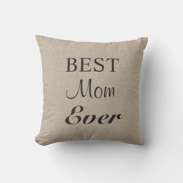 Best mam Ever Pillow op schoot Kussen (Voorkant)