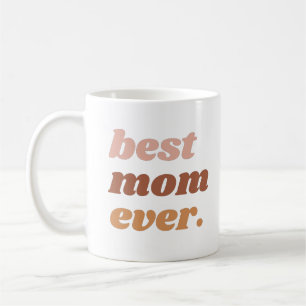 Best mam Ever Pink Boho Photo Coffee Mok