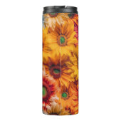 Best mam Ever Red Yellow Floral Thermosbeker (Achterkant)