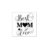Best mam Ever Rubber Stamp Rubberstempel (Afrduk)