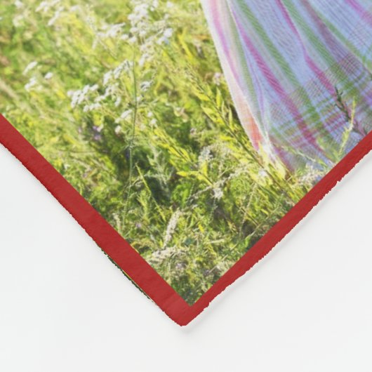 Best mam Ever Rustic Deer Winter Scene Foto Fleece Deken (Hoek)