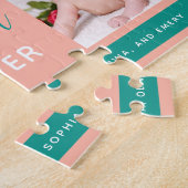 Best mam Ever Script Family Photo Collage Legpuzzel (Zijkant)