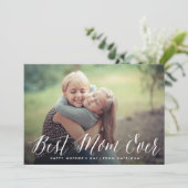 Best Mam Ever Script | MOEDERDAG KAART (Staand voorkant)