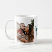 Best mam Ever Typografie Gepersonaliseerd Koffiemok (Links)