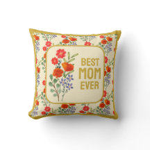 Best mam Ever Wildbloemen Gold Lijst