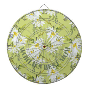 Best Mam Floral Botanical Daisy Dartboard Dartbord