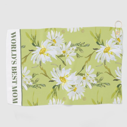 Best Mam Floral Botanical Daisy Golfhanddoek (Horizontaal)