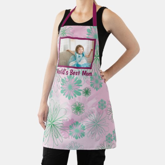 Best Mam Floral Foto Adult Apron Schort (Insitu)