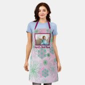 Best Mam Floral Foto Adult Apron Schort (Gedragen)