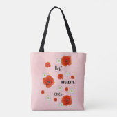 Best mam - floral tote bag (Achterkant)