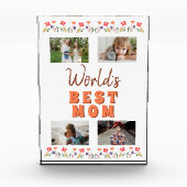 Best Mam Flowers Floral Moederdag Fotoblokken (Voorkant)