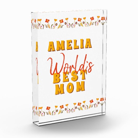 Best Mam Flowers Floral Moederdag Fotoblokken (Links)