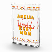 Best Mam Flowers Floral Moederdag Fotoblokken (Rechts)