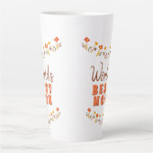 Best Mam Flowers Floral Moederdag Latte Mok (Voorkant)