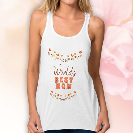 Best Mam Flowers Floral Moederdag Tanktop