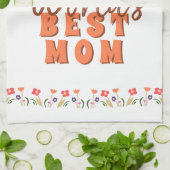 Best Mam Flowers Floral Moederdag Theedoek (Gevouwen)