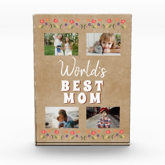 Best Mam Flowers Floral Rustic Fotoblokken (Voorkant)