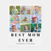 Best mam Foto Collage Fleece Blanket (Voorkant)