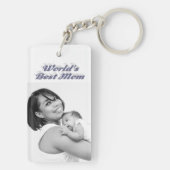 Best mam foto grijze tekst sleutelhanger (achterkant)