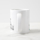 Best mam foto groene tekst grote koffiekop (Achterkant)