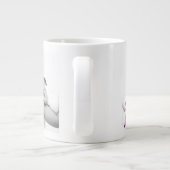 Best mam foto paarse tekst grote koffiekop (Achterkant)