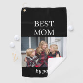 Best mam Foto Pro Moederdag Golf Towel Golfhanddoek (Insitu)