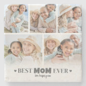 Best mam foto stenen onderzetter (Voorkant)
