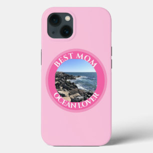 Best mam Foto van Atlantic Ocean Pink Zee Lovers Case-Mate iPhone Case