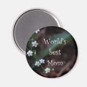 Best mam Gift ter wereld Magneet (Voorkant / Achterkant)