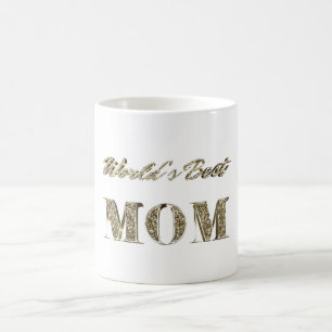 Best Mam Gold Sparkles Typografie Koffiemok