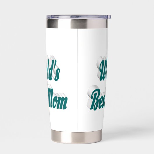 Best mam green text geïsoleerde drinkbeker (Links)