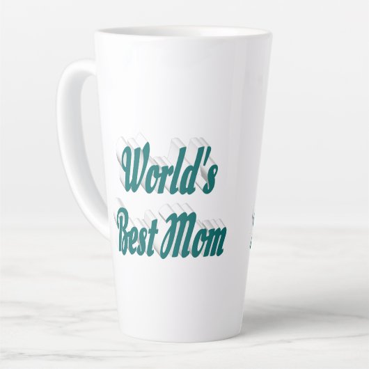 Best mam green text latte mok (Linkerhoek)