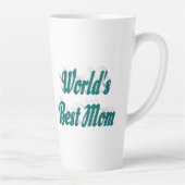 Best mam green text latte mok (Rechts)