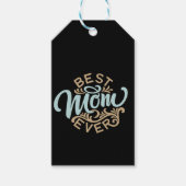 Best mam in Word Art Cadeaulabel (Voorkant)