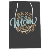 Best mam in Word Art Medium Cadeauzakje (Voorkant)