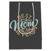 Best mam in Word Art Medium Cadeauzakje (Achterkant)