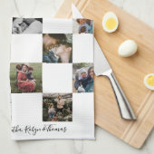 Best mam Keepslag Black & White Insta Foto Theedoek (Quarter Fold)