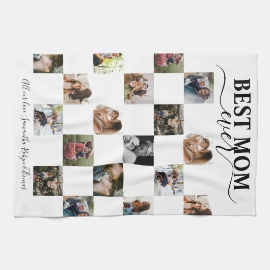 Best mam Keepslag Black & White Insta Foto Theedoek (Horizontaal)