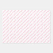 Best mam Light Pink and White Inpakpapier Vel (Voorkant 2)