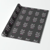 Best mam, Little Stars Wrapping Paper Cadeaupapier (Uitgerold)