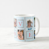 Best mam LOVE Custom Photo Coffee Koffiemok (Voorkant rechts)