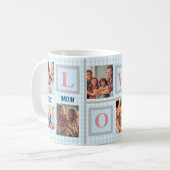 Best mam LOVE Custom Photo Coffee Koffiemok (Voorkant links)