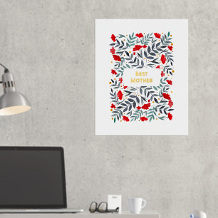 Best mam Magical Waterverf Garden Moederdag Folie Afdrukken