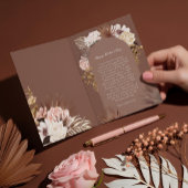 Best mam Modern Bohemen Waterverf Florals Foto Kaart