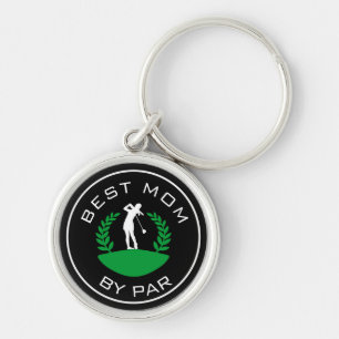 Best mam Moederdag Gift Golfing Golf  Sleutelhanger