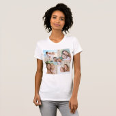 Best mam ooit 5 Afbeelding Familie Foto Collage T-shirt (Voorkant volledig)